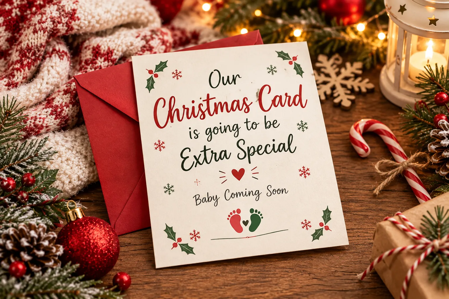 Extra Special Christmas Card Announcement