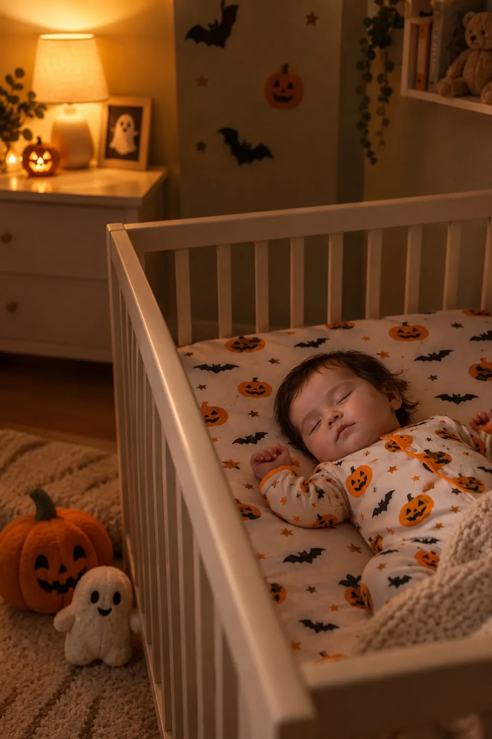 Cosy Halloween Nursery Setup