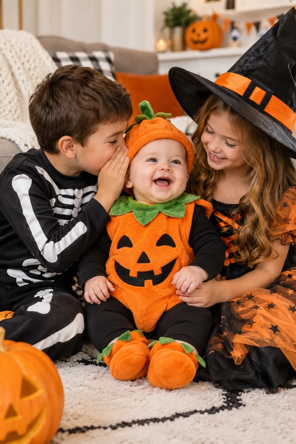 Halloween Sibling Photo