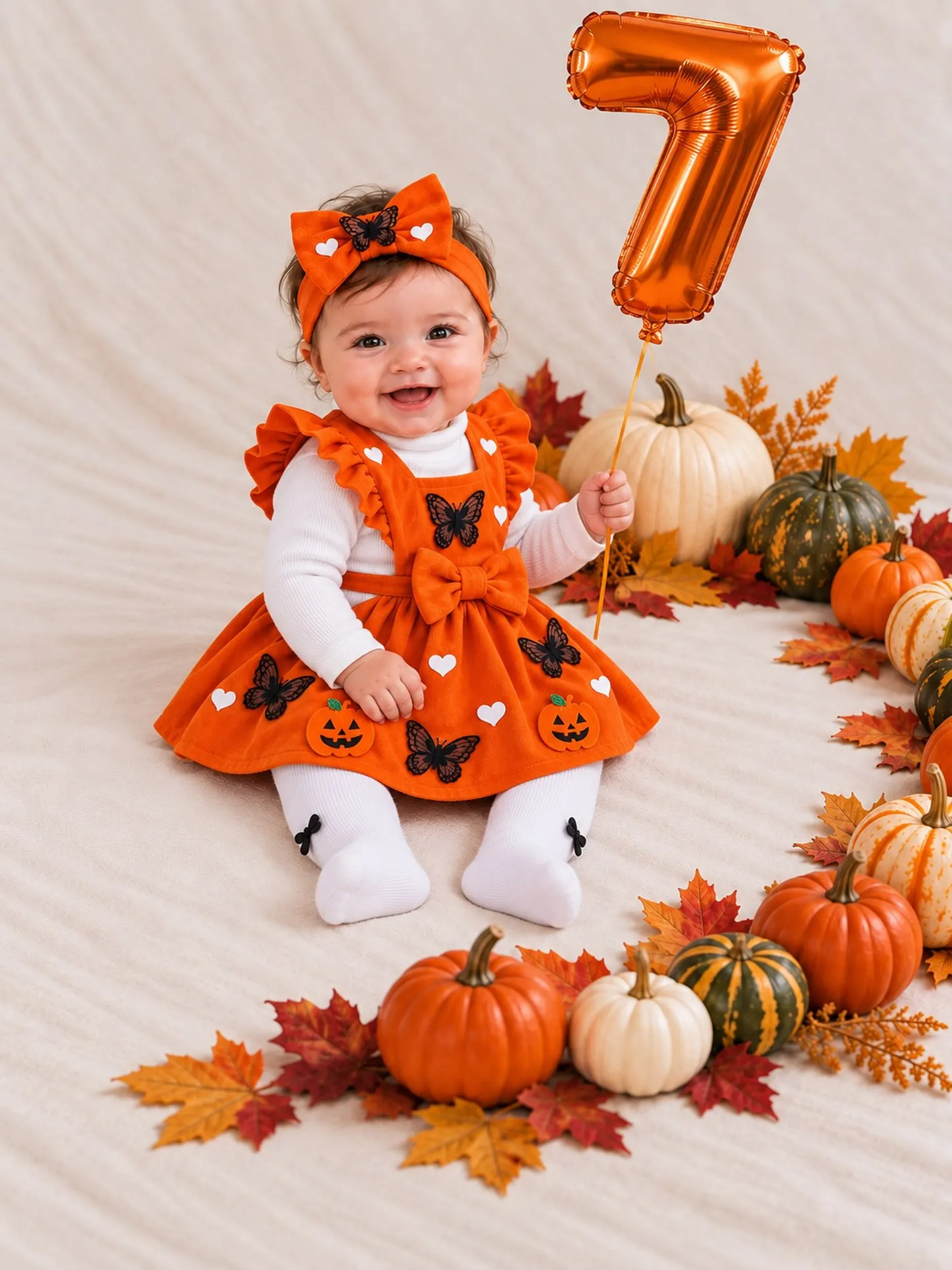 Halloween milestone baby pictures