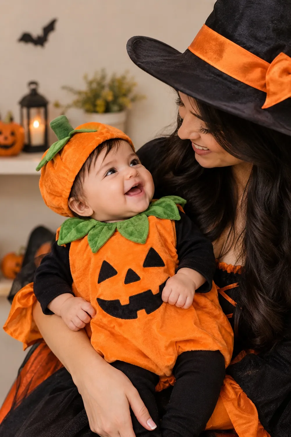 Parent and Baby Halloween Photo